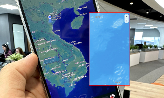  Apple cập nhật quần đảo Hoàng Sa - Trường Sa trên Maps