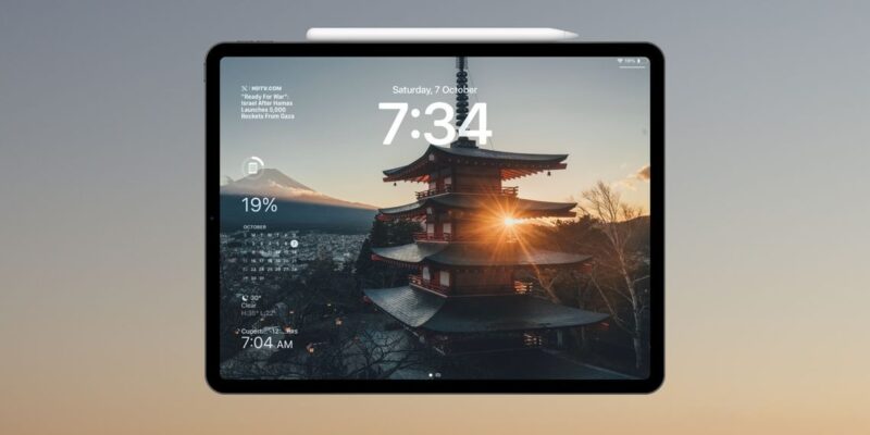 4 mẹo cá nhân hoá màn hình khoá iPad cho bạn thoả sáng tạo